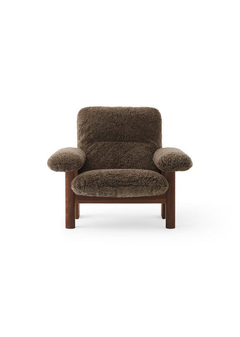 Brasilia Lounge Chair / Dark Stained Oak